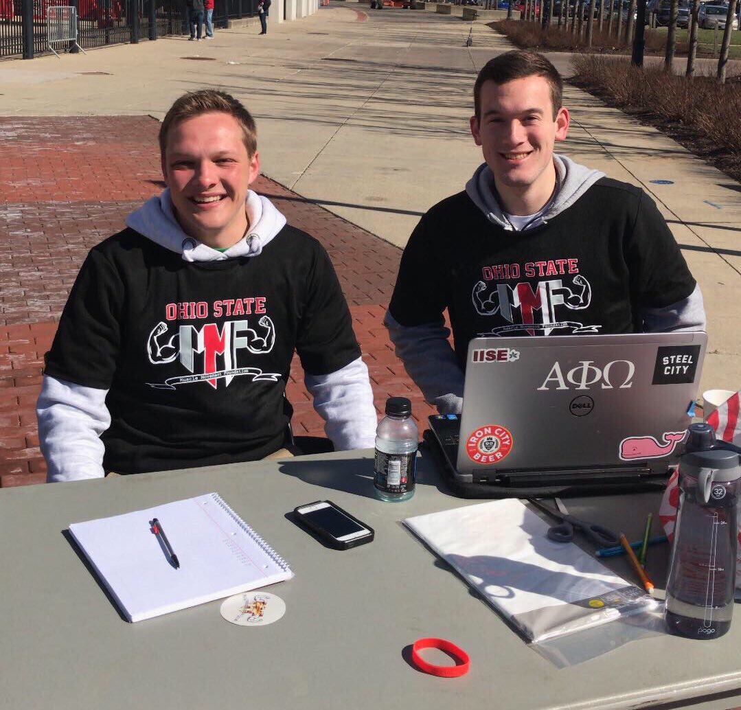 Students at the Ohio State University hosted a MMF Run for Strength 5k on campus!