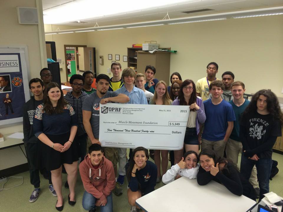 Students from a business class at Oak Park River Forest High School (IL) chose MMF for their end of the year project!