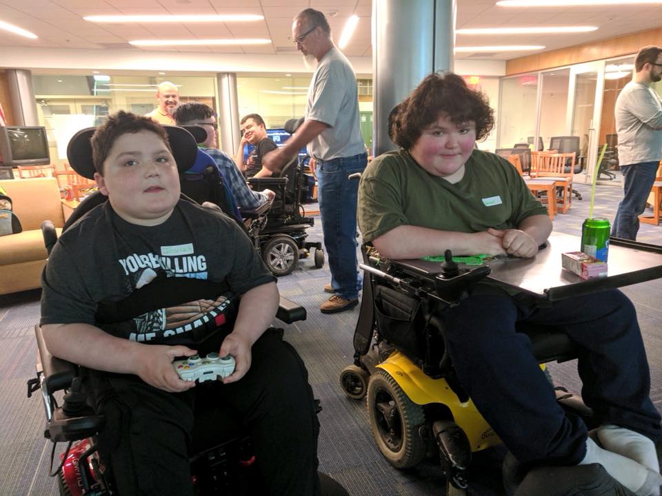Salesianum School (DE) hosted a video game day for MMF Muscle Champions!
